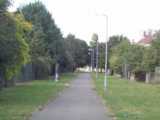 [Path on old rail route 26/09/2002 - &copy; 2002 Graham Johnson.]