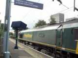 [66 501 Freightliner train at Edmonton Green 28/09/2002 - &copy; 2002 Graham Johnson.]