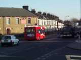 [Bus 192 on Bury Street eastbound passing Galliard Road 18/02/2003 - &copy; 2003 Graham Johnson.]