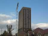 [Pendragon House viewed from Victoria Road to the south 28/10/2003 - &copy; 2003 Graham Johnson.]