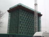 [Pendragon House under demolition 21/01/2004.]