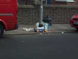 [The sign on the pole outside Lambs&nbsp;Close warns that dumping of rubbish is strictly prohibited (14/04/2004).]