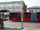 [The rear end of a 149 at the relocated Park&nbsp;Road stop (26/04/2004).]