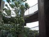[A walk over the footbridge (24/06/2004).]