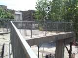 [A walk over the footbridge (24/06/2004).]