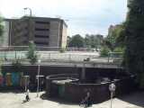[A walk over the footbridge (24/06/2004).]