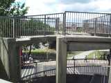 [A walk over the footbridge (24/06/2004).]
