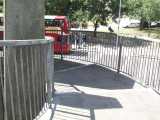 [A walk over the footbridge (24/06/2004).]