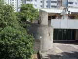 [A walk over the footbridge (24/06/2004).]