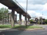 [A walk over the footbridge (24/06/2004).]