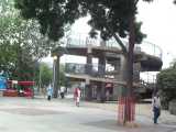 [A walk over the footbridge (24/06/2004).]