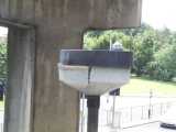 [A walk over the footbridge (24/06/2004).]