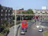 [View of the footbridge from Edmonton Green station (23/07/2003).]