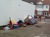 [The footpath between Chichester Road and Winchester Road (22/10/2004).]
