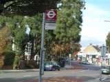 [Blakesware Gardens bus stop (26/10/2004).]