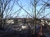 [Demolition of Barbot Estate maisonettes (24/01/2005).]