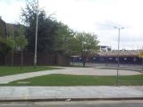 [The site of the western ramp of the footbridge (03/05/2006).]